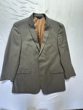 Joseph Jos. A. Bank 100 Wool Gray Slim Fit Double Vented Blazer Jacket Size 43R