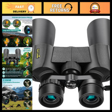 High Power 10-30x50 Zoom Binoculars for Adults - HD Professional Optics, Waterpr