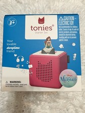 Tonies Disney Little Mermaid Toniebox Player Starter Set Factory Sealed- Pink