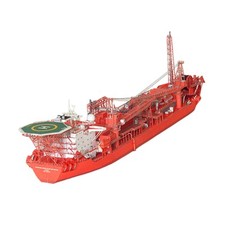 Norwegian Production Tanker DIY 3D Paper Model Ship Kit Game Toy Ornaments