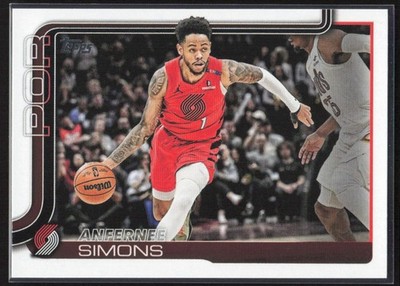 2025-26 Topps Anfernee Simons Portland Trail Blazers #123