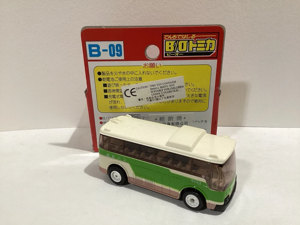TOMICA BO B/O B-09 One-Man Operated Bus 1994 Japan NIB - Image 2 of 3