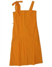 Vintage Womens Sleeveless Sundress IT 44 Medium Orange CS09