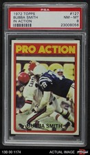 1972 Topps #127 Bubba Smith Pro Action Colts Michigan St PSA 8 - NM/MT