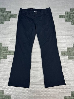 Columbia Omni Shield Hiking Pants Womens 10 Black Nylon Stretch Water Repellent