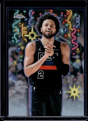 2026 Topps Chrome Update Cade Cunningham Celebracion #CB-7 Case Hit