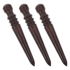 3 Pcs Burnisher Edge Smoothing Tool Grinding Burnishing Stick