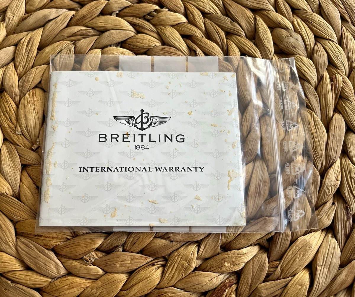 Certificado de Garantía Breitling Vintage Original - Ref. A17035 Colt Chrono (1995)