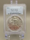 1991 American Silver Eagle $1 PCGS MS69