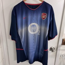 ARSENAL FC LONDON 2002/2003 HOME FOOTBALL SOCCER SHIRT JERSEY NIKE SIZE XL