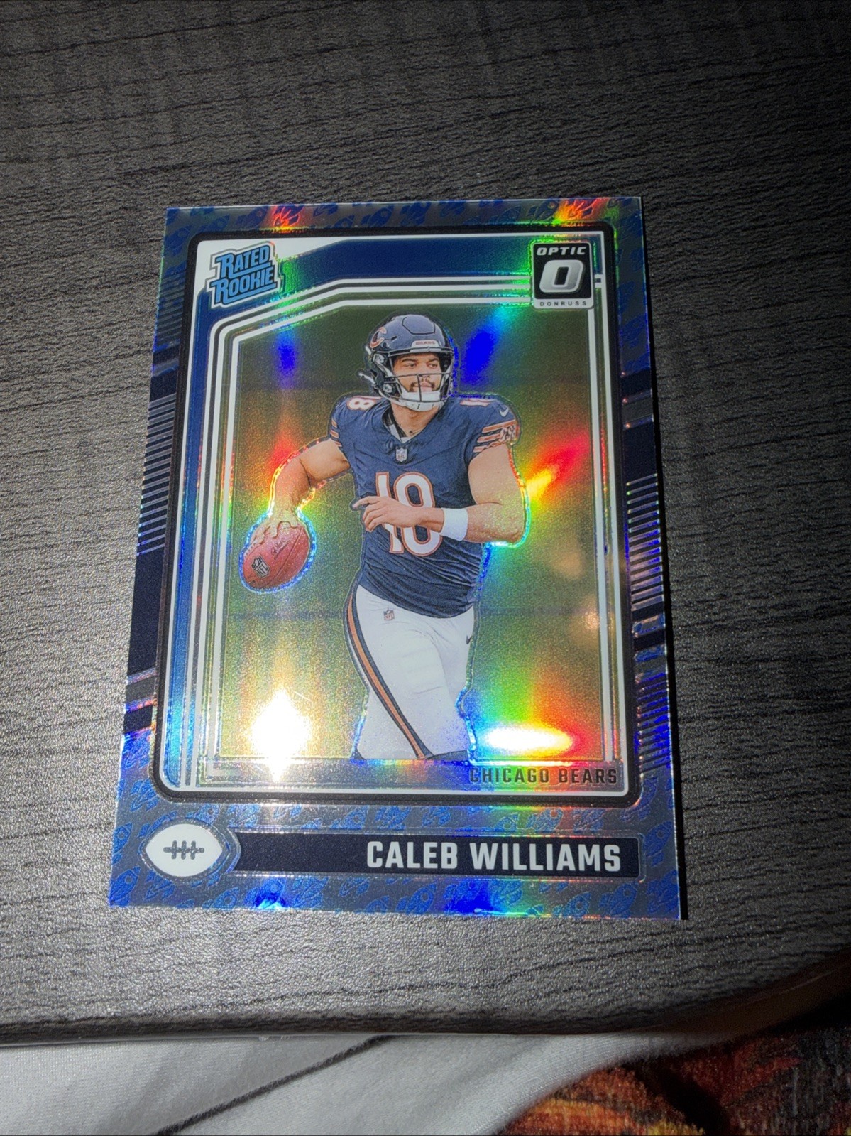 Caleb Williams 2024 Panini Optic Rocket SSP Rated Rookie #201 Chicago Bears