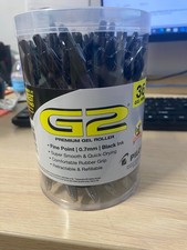 Pilot G2 Premium Gel Roller Pens, Fine Point, 0.7mm, Black Ink, Pack of 36