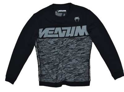 VENUM Schwarz Logan Herren Sweatshirt mit Rundhalsausschnitt S