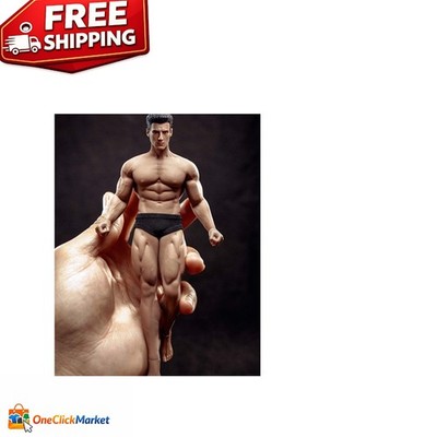 6-Inch Male Action Figure with Flexible Silicone Body for Arts & Photography