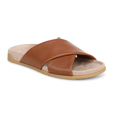 Hot Selling Vionic Shoes Etna Slide Sandal - Tan Leather