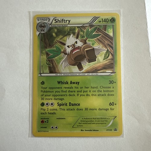 2014 Pokemon Shiftry XY23 XY Black Star Promo Cosmos Holo Card