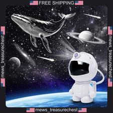 Star Projector Night Light 6-in-1 Galaxy Space Scene Astronaut Decor