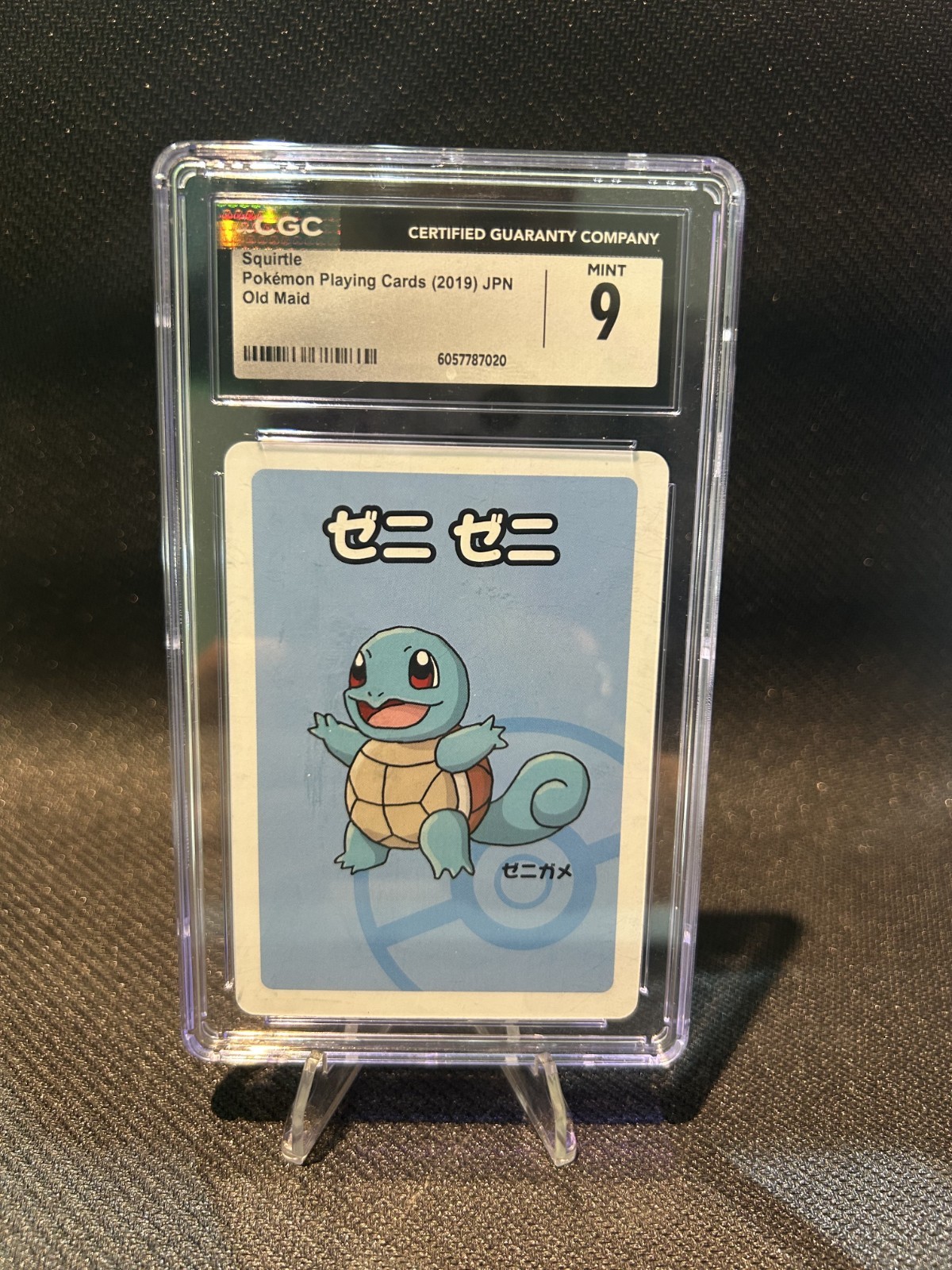 Squirtle Pokemon Playing Cards 2019 JPN Old Maid CGC Mint 9