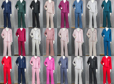 VICTORIA'S SECRET Modal Long PJ Set Lilac Red,Pink,Blue,Green XS,S,M,L, XL Pick