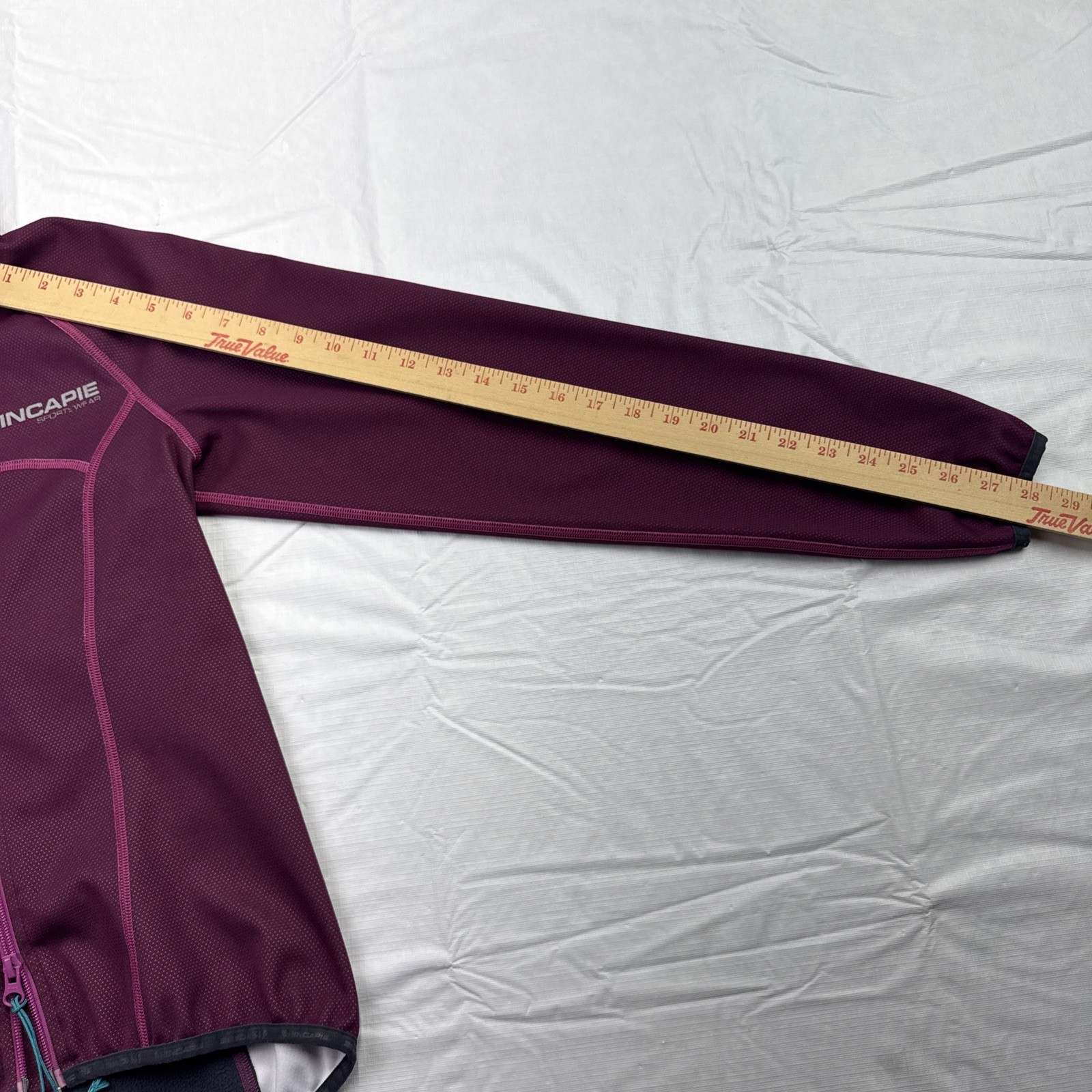 Hincapie Sportswear Cycling Jersey Long Sleeve Full Zip Womens Sz S Purple