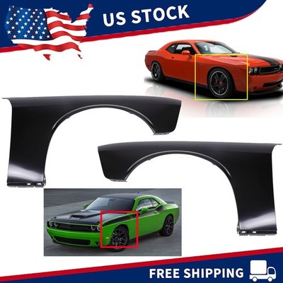 Fender For 2008-2017 Dodge Challenger  Front Left&Right Passenger&Driver Side