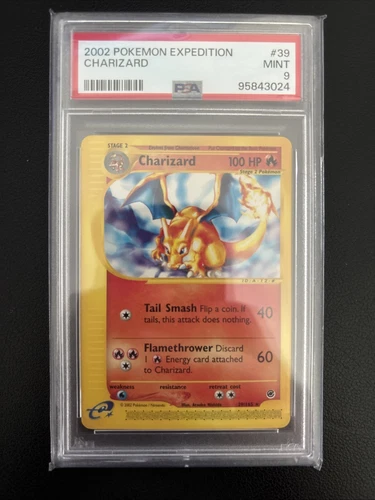 2002 Pokemon Charizard Expedition 039/165 PSA 9