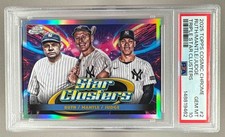 Mickey Mantle Aaron Judge Babe Ruth 2025 Topps Cosmic Star Clusters PSA 10