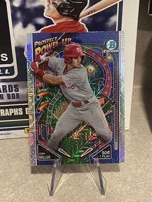 2024 Bowman - Mega Box Chrome Prospect Power-Up Aidan Miller #PP-18 (RC)