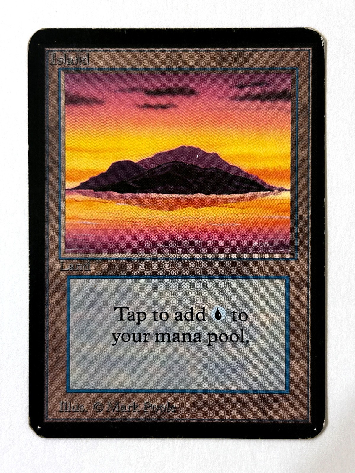 Magic: The Gathering - Limited Edition Alpha - Island (A) - LP/MP - Ungraded