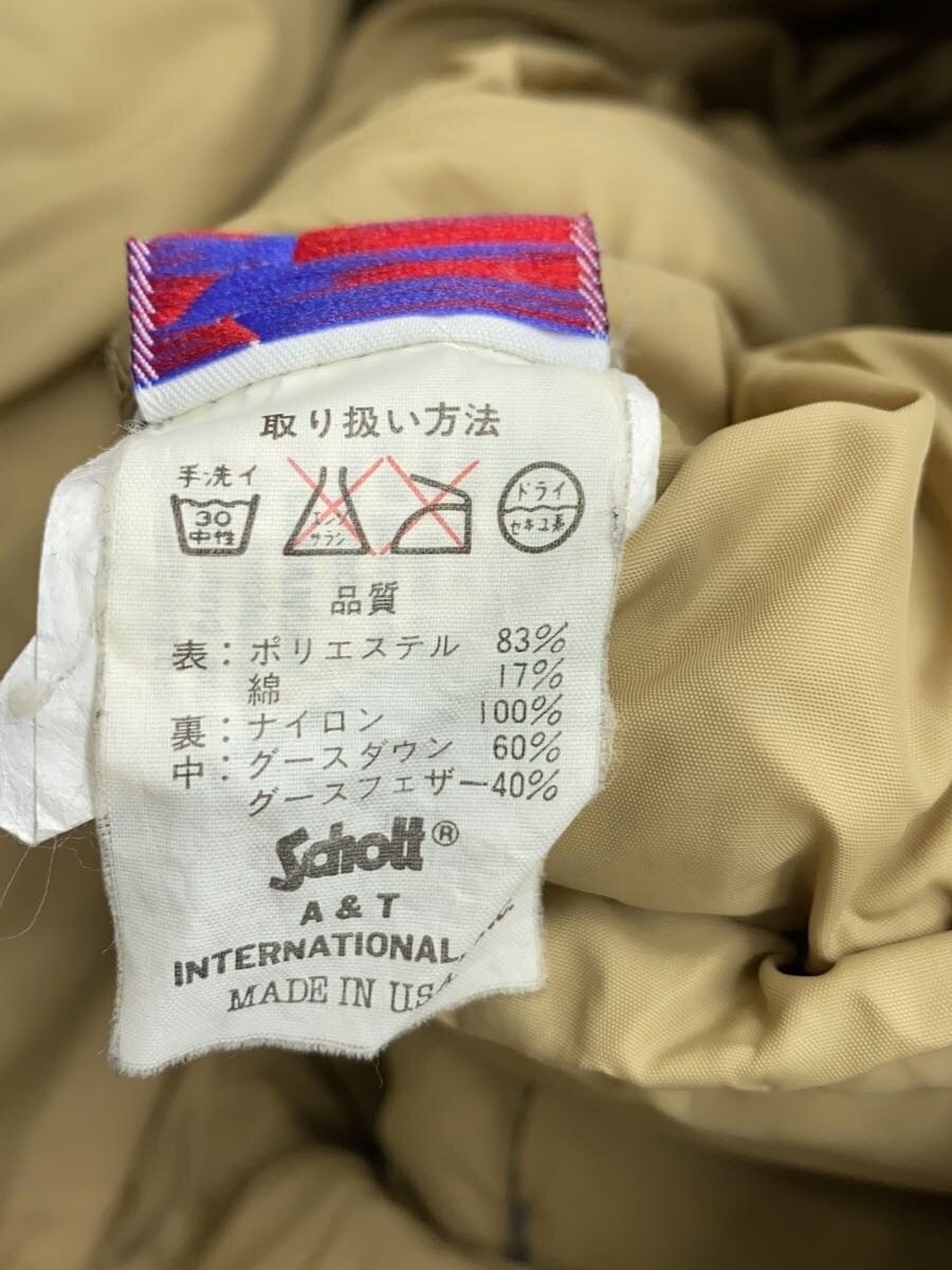 Schott Down Jacket L Polyester Gray - image 4