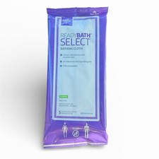 Medline ReadyBath SELECT Antibacterial Bathing Cloths Case of 150 30 Packs Of 5