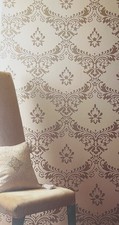 DAMASK - Non-Woven Wallpaper - Surface Print Quality - Assorted Luxury Design