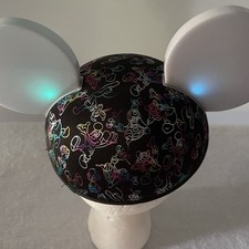 Mickey Mouse Light Up Ears Hat World of Color Glow With The Show Disney Parks