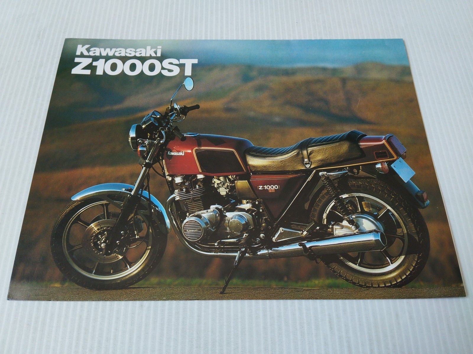 Catalogue Kawasaki Z 1000 ST 1979 original pour moto de collection