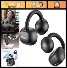 Lightweight Open Ear Wireless Earbuds, 40H Playtime, Bluetooth 5.4, Sports  Run
