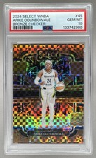 Arike Ogunbowale 2024 Panini Select WNBA #45 Bronze Checker Concourse /49 PSA 10