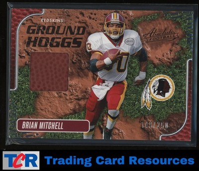 2024 Panini Absolute #GHM-BML Brian Mitchell Ground Hoggs Materials #/250