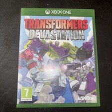Xbox One Transformers Devastation UK PAL VGC Rare Game instruction manual incl