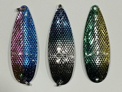 Coatac Kotak Spoon 35g 40g 45g Diamond Cut Set of 3 Salmon Aki-aji Salmon