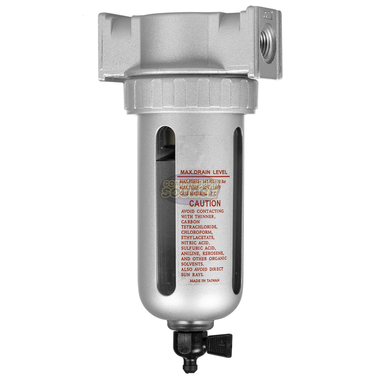 1/4" Compressed Air In Line Moisture & Water Filter Trap F80