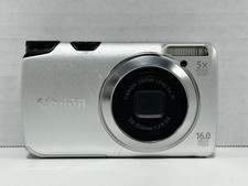 Canon PowerShot A3300 IS 16.0 MP 5x Opt. Zoom Compact Digital Camera No Battery