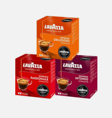 108  Lavazza a modo mio Kaffee kapseln MIXEN DELIZIOSO PASSIONALE INTENSO 
