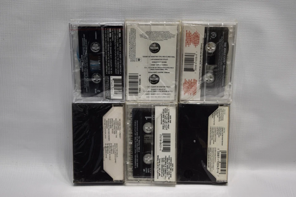 6 Christmas Holiday Cassette Tapes for Children,Charlie Brown, Jackson 5, Raffi - Image 2 of 4