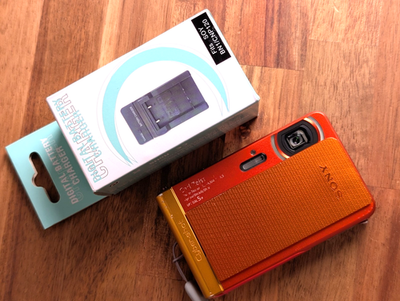 Sony Cyber-shot DSC-TX30 18.2MP Digital Camera - Orange for sale