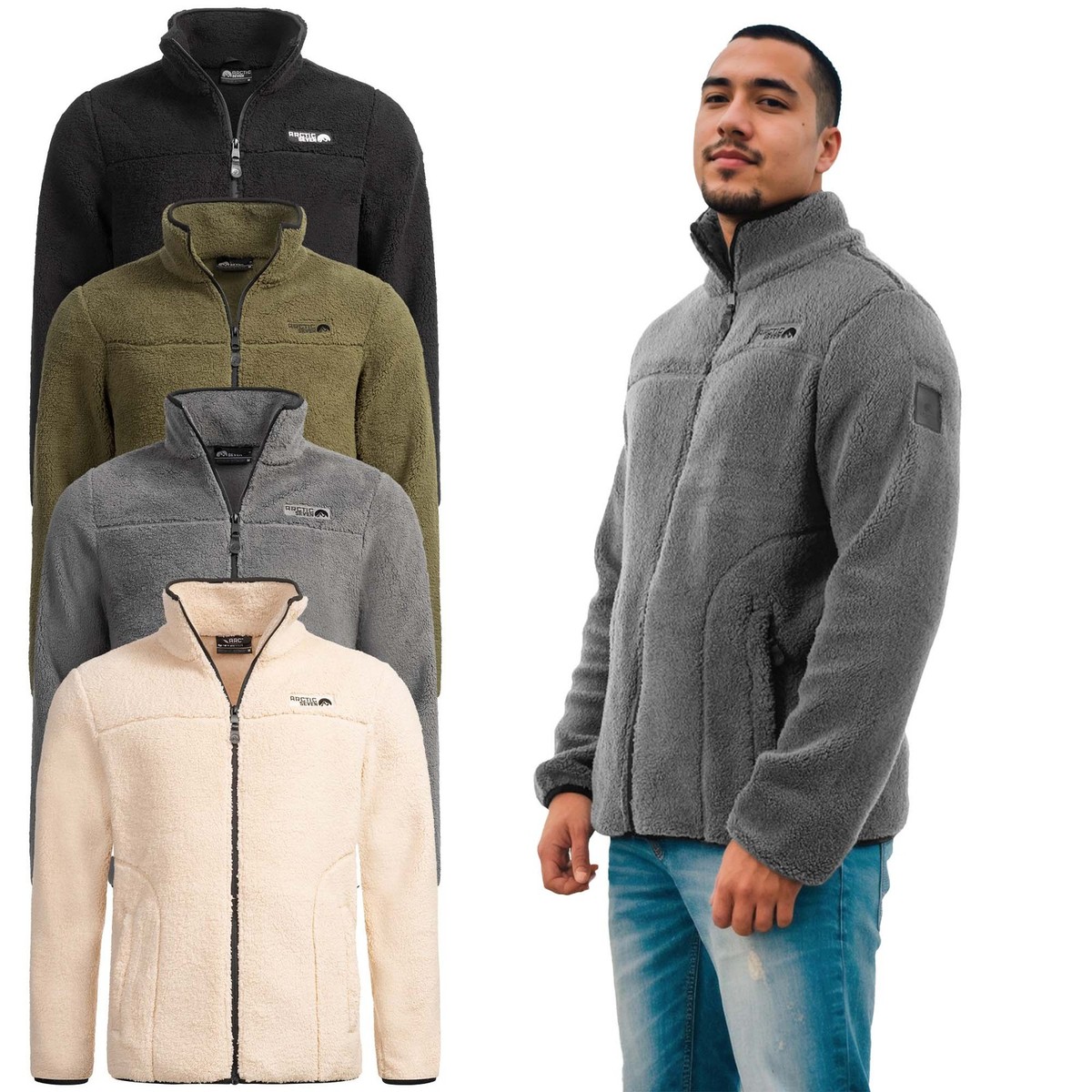 Fleecejacke Russische Winterjacke Herren SCHÖFFEL Herren