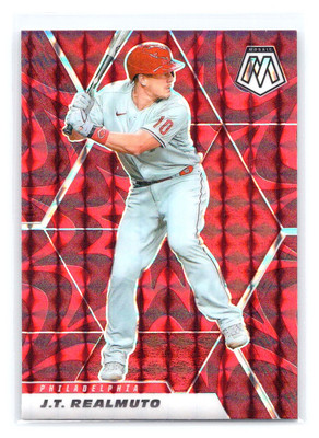2021 Panini Mosaic #185 J.T. Realmuto Reactive Red | eBay