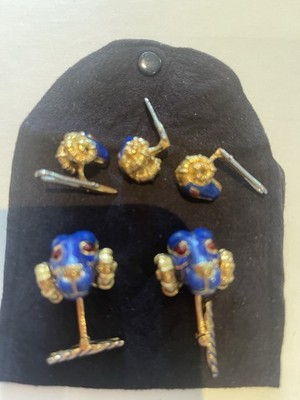 David Webb Enamel With Ruby Eyes Ram Dress Up