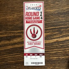TICKET ~ BASKETBALL ~ NBA ~ TORONTO RAPTORS ~ BROOKLYN NETS ~ 2014 PLAYOFFS L@@K
