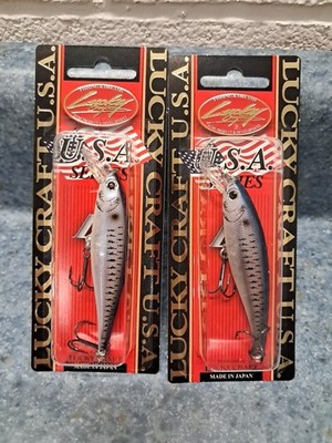 2 LUCKY CRAFT Pointer 78 OGs 3/8oz 78mm 4-5' Luckycraft Suspending Jerkbait Rare