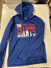 New York Giants Hoodie Sweatshirt Youth Medium NFL Team Apparel Blue